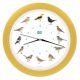 SV1001CG KooKoo® Zangvogels Wandklok Cremegeel