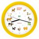 KW4000 KooKoo® KidsWorld Wandklok Geel