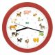 KW4001ER KooKoo® KidsWorld Wandklok Rood