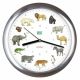 KZ9001A KooKoo® KidsZoo Wandklok Alu