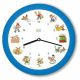 KL2000BL KooKoo® KidsSongs Wandklok Blauw
