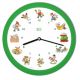 KL2000G KooKoo® KidsSongs Wandklok Groen